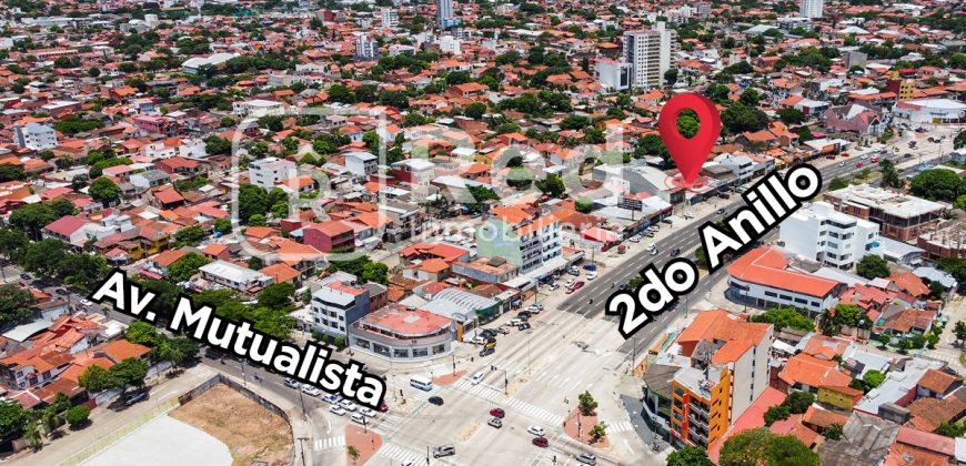 TERRENO SOBRE 2DO ANILLO Y AV. MUTUALISTA