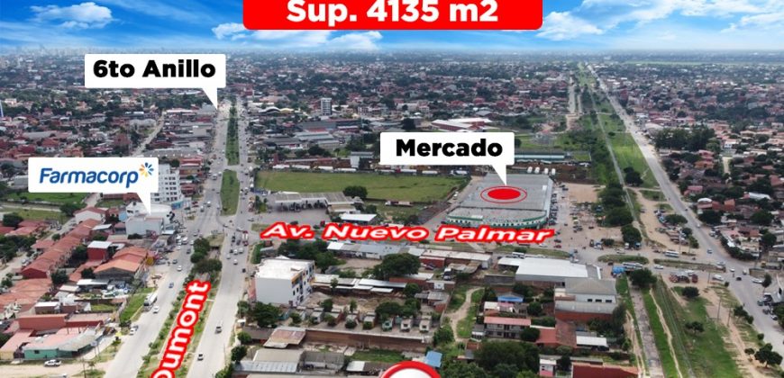 Excelente oportunidad de inversión sobre avenida Santos Dumont entre 6to y 7mo Anillo