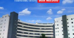 Amplio departamento en venta en el URUBO con terraza, condominio Vista Urubo 360