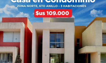 CASA EN CONDOMINIO ZONA NORTE