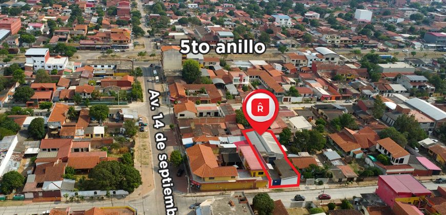 120K – GALPON EN VENTA ZONA SUR – SANTOS DUMONT 4TO Y 5TO ANILLO