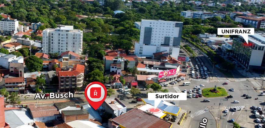 310K – TERRENO EN VENTA SOBRE AV. BUSCH CASI 2DO ANILLO