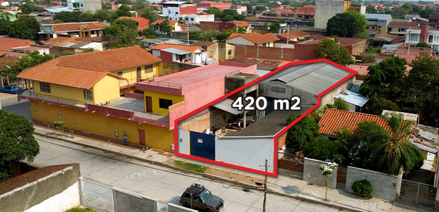 120K – GALPON EN VENTA ZONA SUR – SANTOS DUMONT 4TO Y 5TO ANILLO