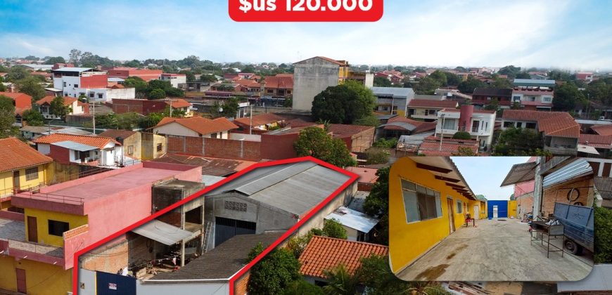 120K – GALPON EN VENTA ZONA SUR – SANTOS DUMONT 4TO Y 5TO ANILLO