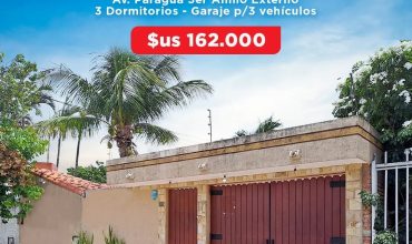 162K – CASA EN VENTA CERCA AL HOSPITAL OBRERO – AV PARAGUA 3ER ANILLO