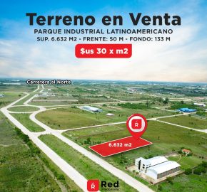 TERRENO EN VENTA PARQUE INDUSTRIAL LATINOAMERICANO